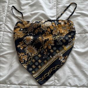 Princess Polly Bandana Print Tie-Back Top